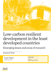 Low-carbon resilient development in the least developed countries