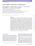 Stellar multiplicity and debris discs: an unbiased sample