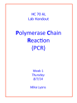 Polymerase Chain Reac*on (PCR)