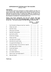 DEPRESSION SELF-RATING SCALE FOR CHILDREN