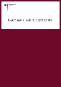 Germany´s Federal Debt Brake