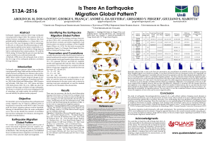 Is There An Earthquake Migration Global Pattern?