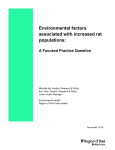 Environmental Factors Associated with Increased Rat Populations: A