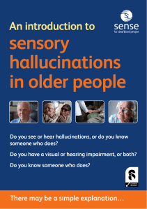 sensory hallucinations in older people