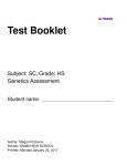 Test Booklet