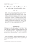 Some Reflections on the Ideal Dimension of Law