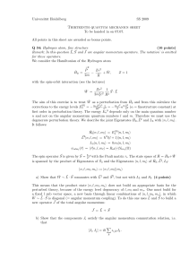 Thirteenth quantum mechanics sheet