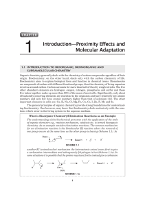 Introduction—Proximity Effects and Molecular Adaptation