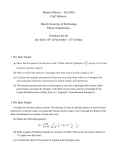 Modern Physics – Fall 2016 Prof. Akhavan Sharif University of