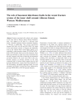 The role of basement inheritance faults in the recent fracture system