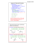 Polynomial functions right- and left