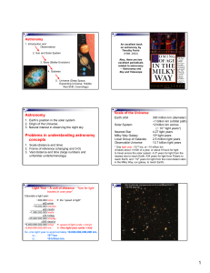 Astronomy - Career Account Web Pages