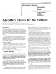 Aquaculture Species for the Northeast