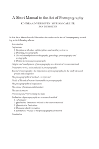 A Short Manual to the Art of Prosopography