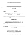Lipo Laser Waiver Form