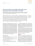 Chromatin Signature Identifies Monoallelic Gene Expression Across