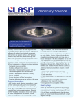 Planetary Science - Laboratory for Atmospheric and Space Physics