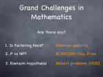 Grand Challenges in Mathematics