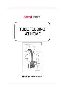 Tube feeding at home (pdf 733 KB)