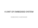 Embedded hardware(UNIT4).