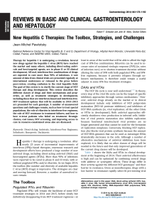 New Hepatitis C Therapies: The Toolbox, Strategies, and