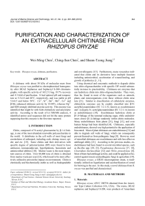 rhizopus oryzae - Journal of Marine Science and Technology