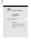 Part 1 Leadership Variables - McGraw