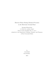 Electron Fluxes During Chemical Processes - diss.fu