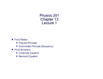 Physics 201 Chapter 13 Lecture 1