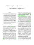 Belief Base Change Operations for Answer Set Programming