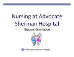 Advocate Nursing Student Orientation