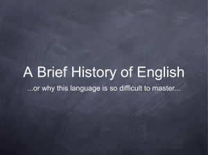 History of English Part IB