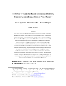 Economies of Scale and Merger Efficiencies