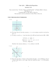 Unit #16 - Differential Equations Section 11.2
