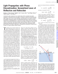 Generalized Laws of Reflection and Refraction