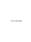 The US Bill of Rights - University of Illinois Archives