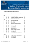 European Studies (pdf file) - Faculty of Health and Medical Sciences