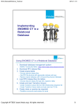 Implementing SNOMED CT in a Relational Database