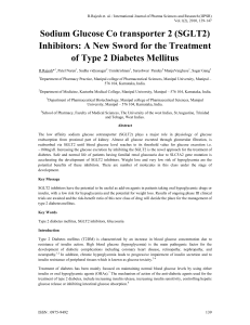 Sodium Glucose Co transporter 2 (SGLT2) Inhibitors: A New Sword