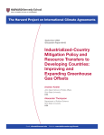 Industrialized-Country Mitigation Policy and Resource Transfers to