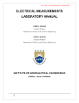 electrical maesurements laboratory