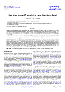 Dust input from AGB stars in the Large Magellanic Cloud