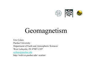 Geomagnetism - Career Account Web Pages