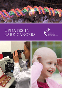 UPDATES IN RARE CANCERS - Garvan Institute of Medical Research