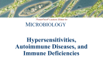 Hypersensitivities, Autoimmune Diseases, and Immune Deficiencies