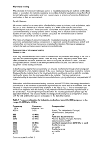 Microwave heating - Püschner