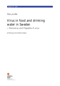 Virus in food and drinking water in Sweden