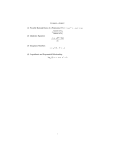 (1) Possible Rational Roots of a Polynomial P(x) = a nxn + ...a 1x + a