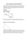 Basic Trigonometry - Answer Explanations