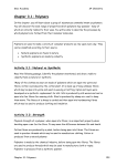 Chapter 3.1: Polymers